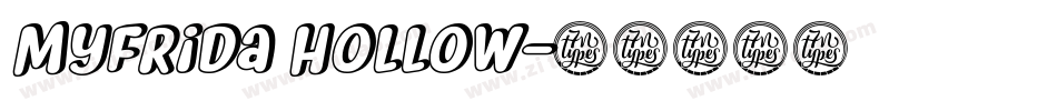 Myfrida Hollow字体转换